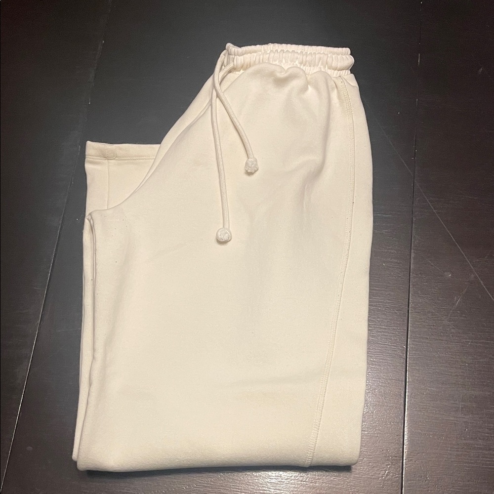 Zara Cream Wide Leg Pants